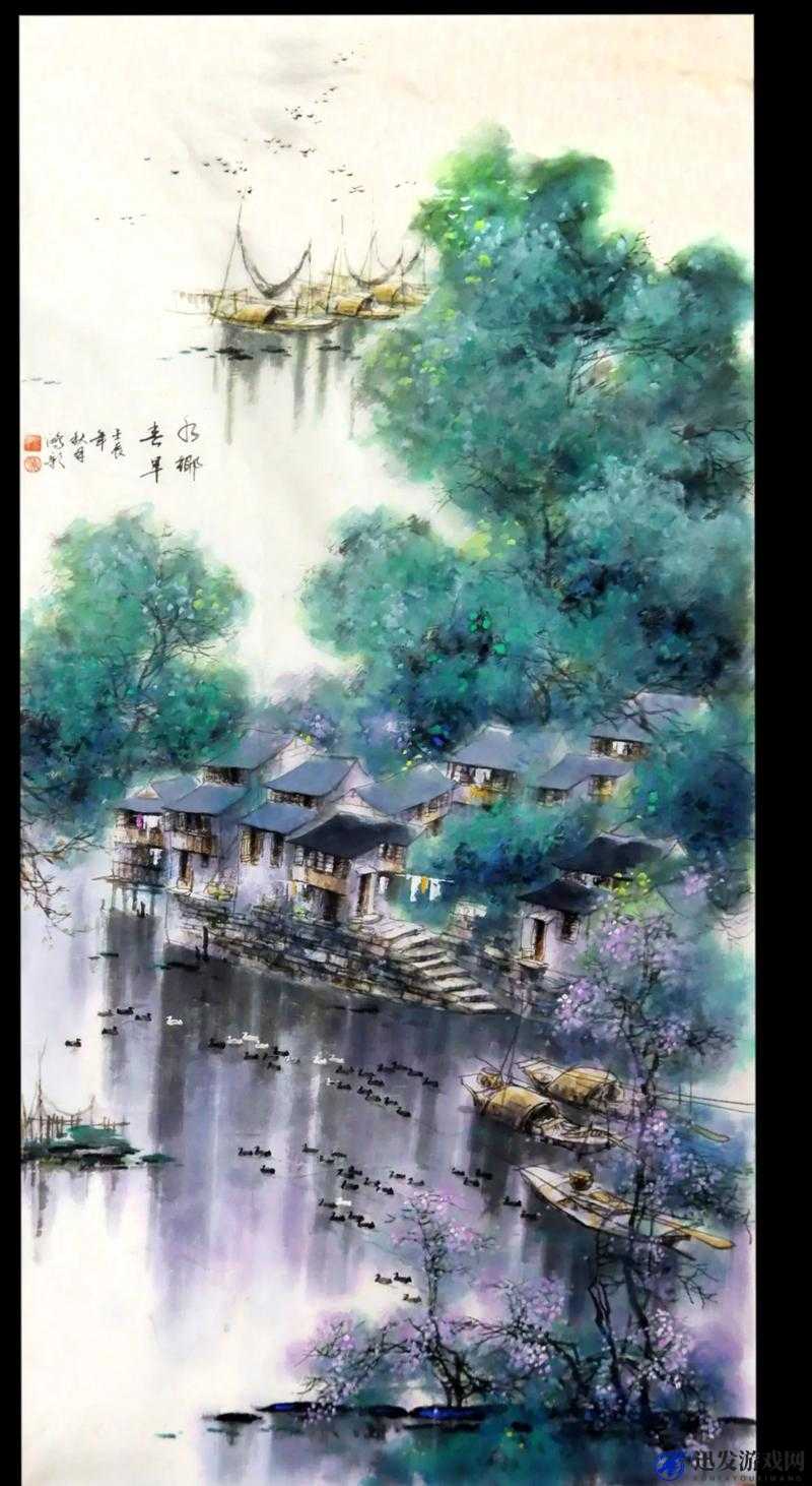 风景秀丽的汤芳艳图：江南水乡的美丽画卷