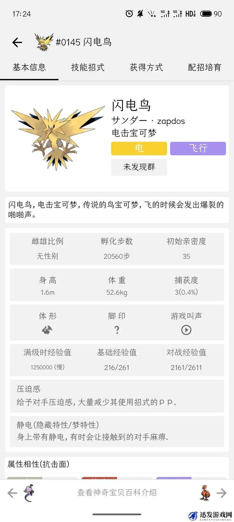 精灵宝可梦GO深度解析，闪电鸟图鉴全攻略与高效捕捉技巧