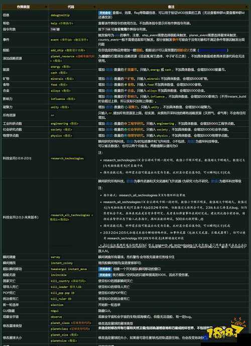 群星游戏中最强增益效果长生树，详细代码介绍与使用指南